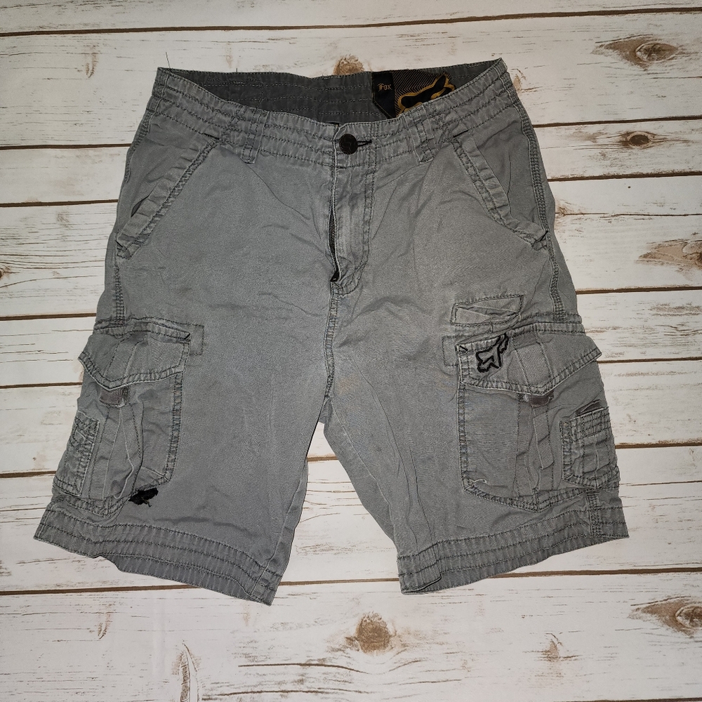 Men's Fox Cargo Shorts Y2K Vintage